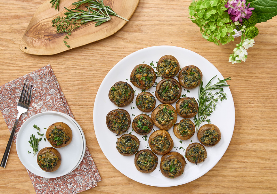 Meal Spinachparmstuffedmushroom