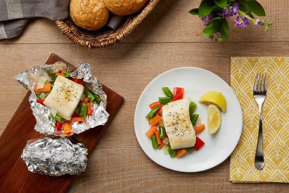 Fish and Veggie Foil Packets
