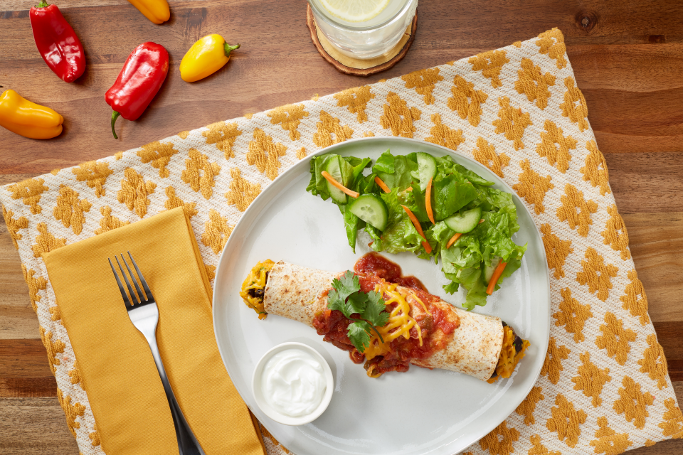 Enchiladas de calabaza amarilla 