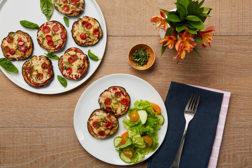 Minipizzas de verduras