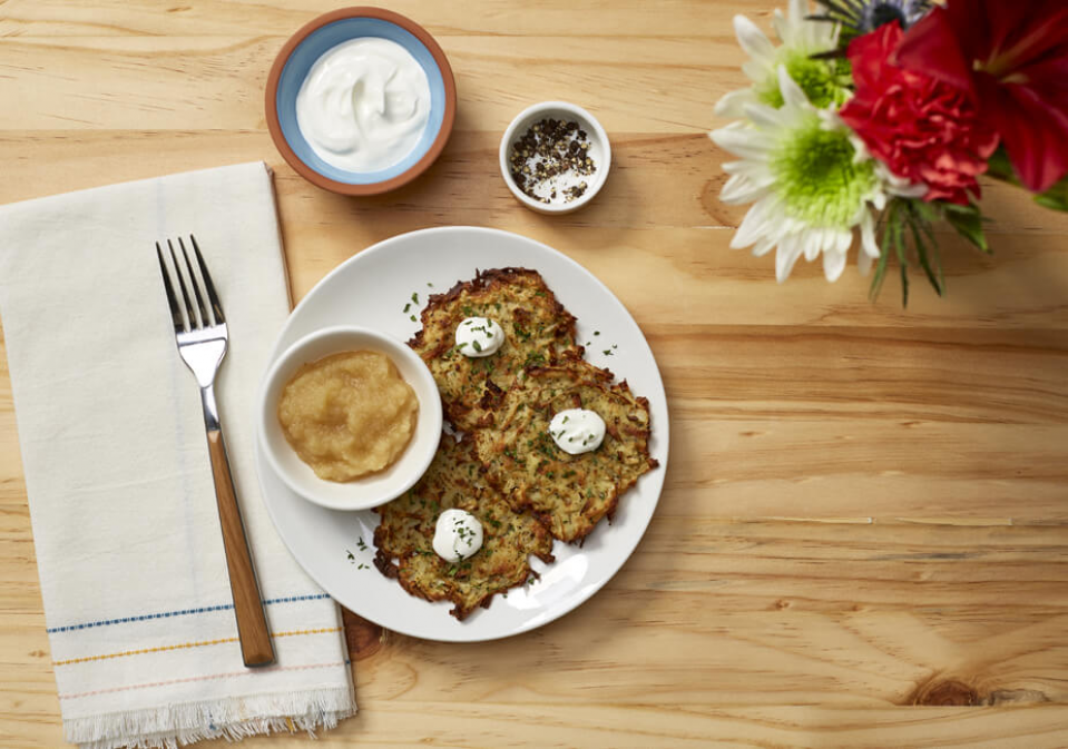 Comida Latkes al horno