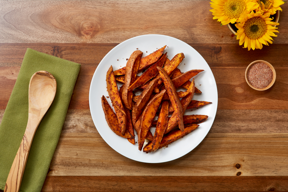 Cuñas de batata al horno