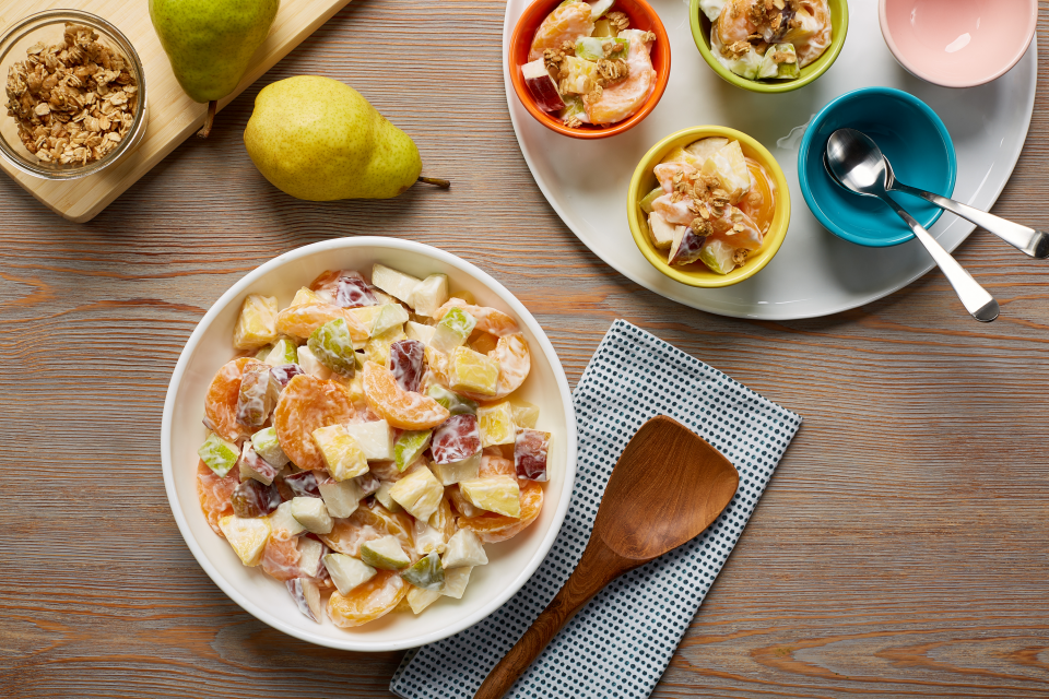 Ensalada de frutas de invierno