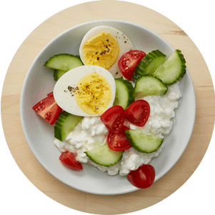 Plated Cottage Cheese