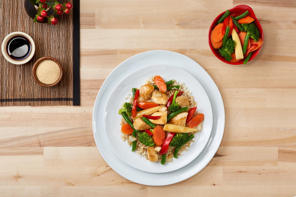  Stir-Fried Chicken and Vegetables
