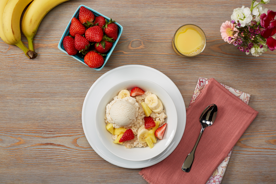 Banana Split Oatmeal