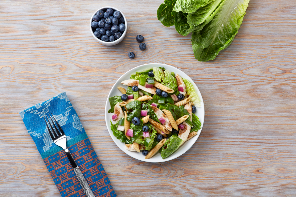 Blueberry Chicken Pasta Salad