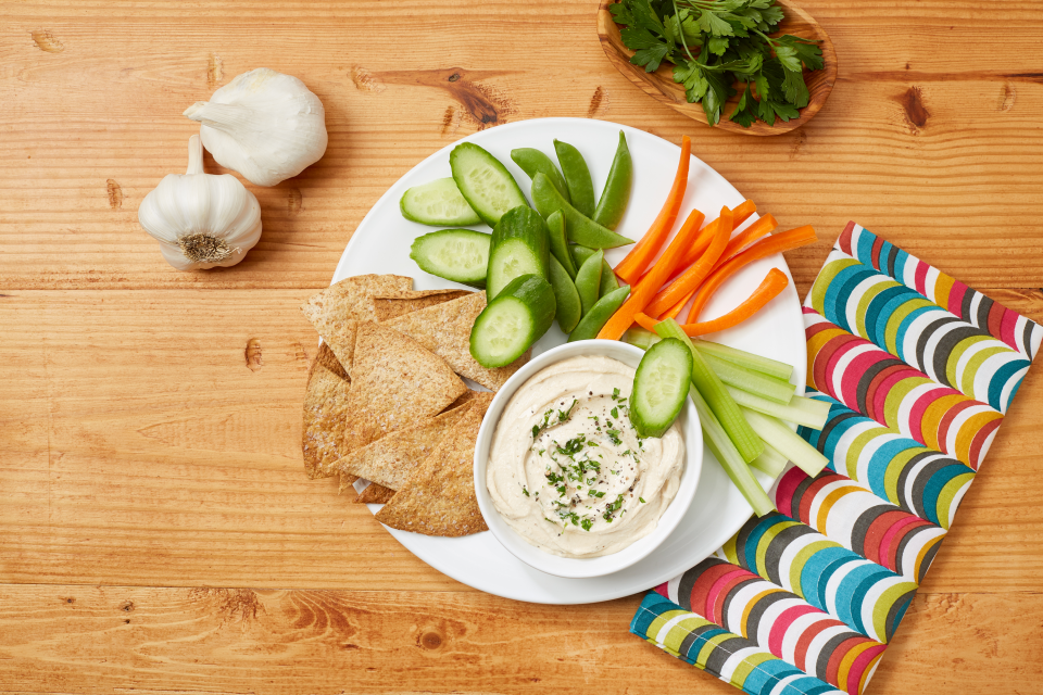 Hummus para después de la escuela 