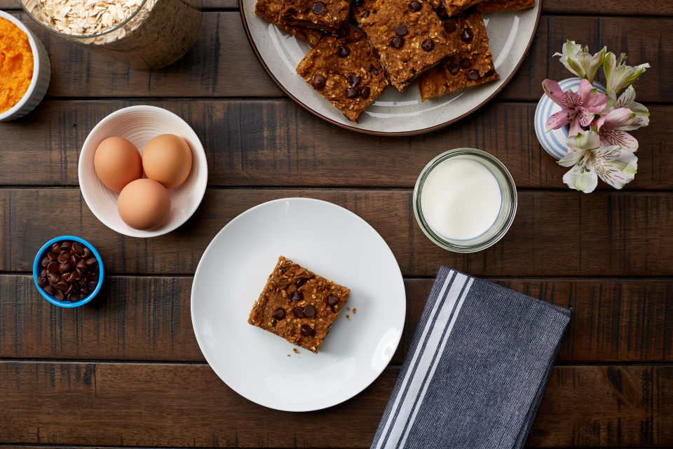 Sweet Potato Chocolate Chip Bars