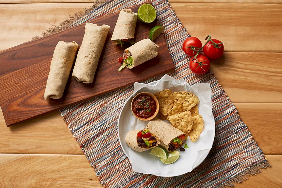 One-Minute Bean Burrito