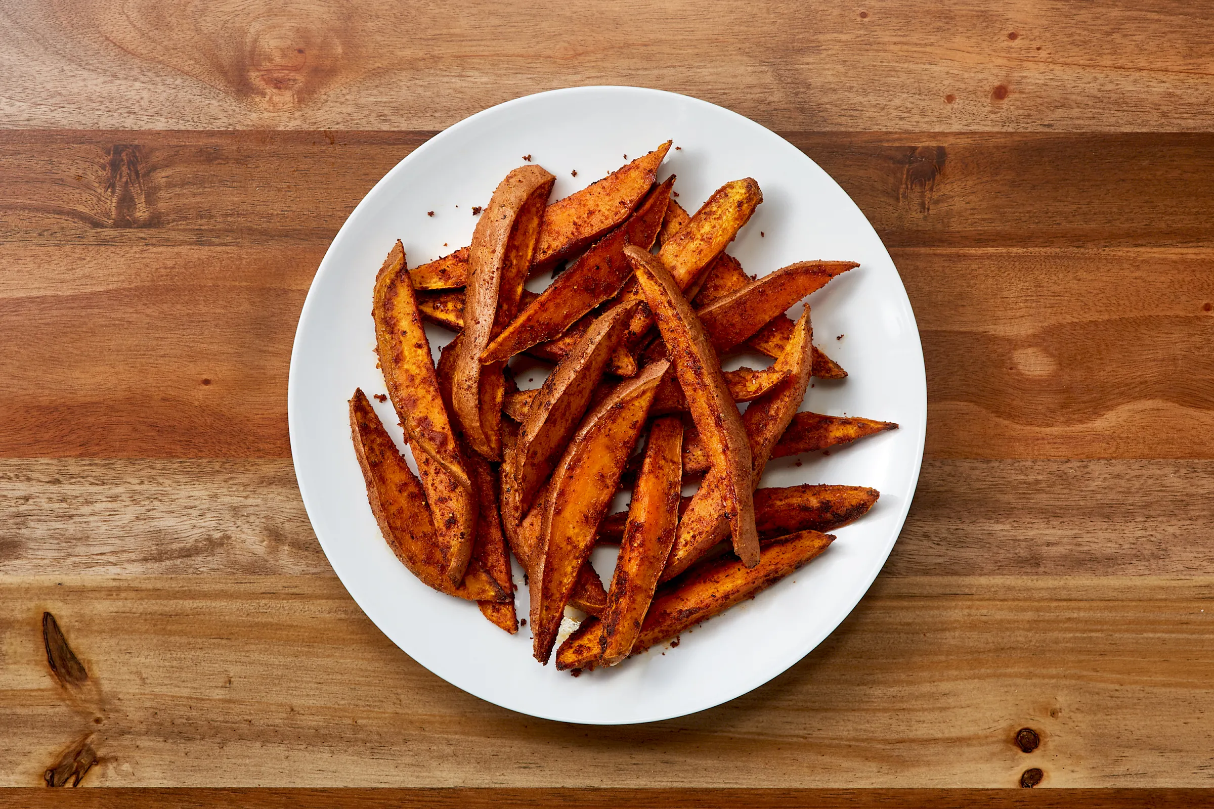 Oven-Roasted Sweet Potato Wedges