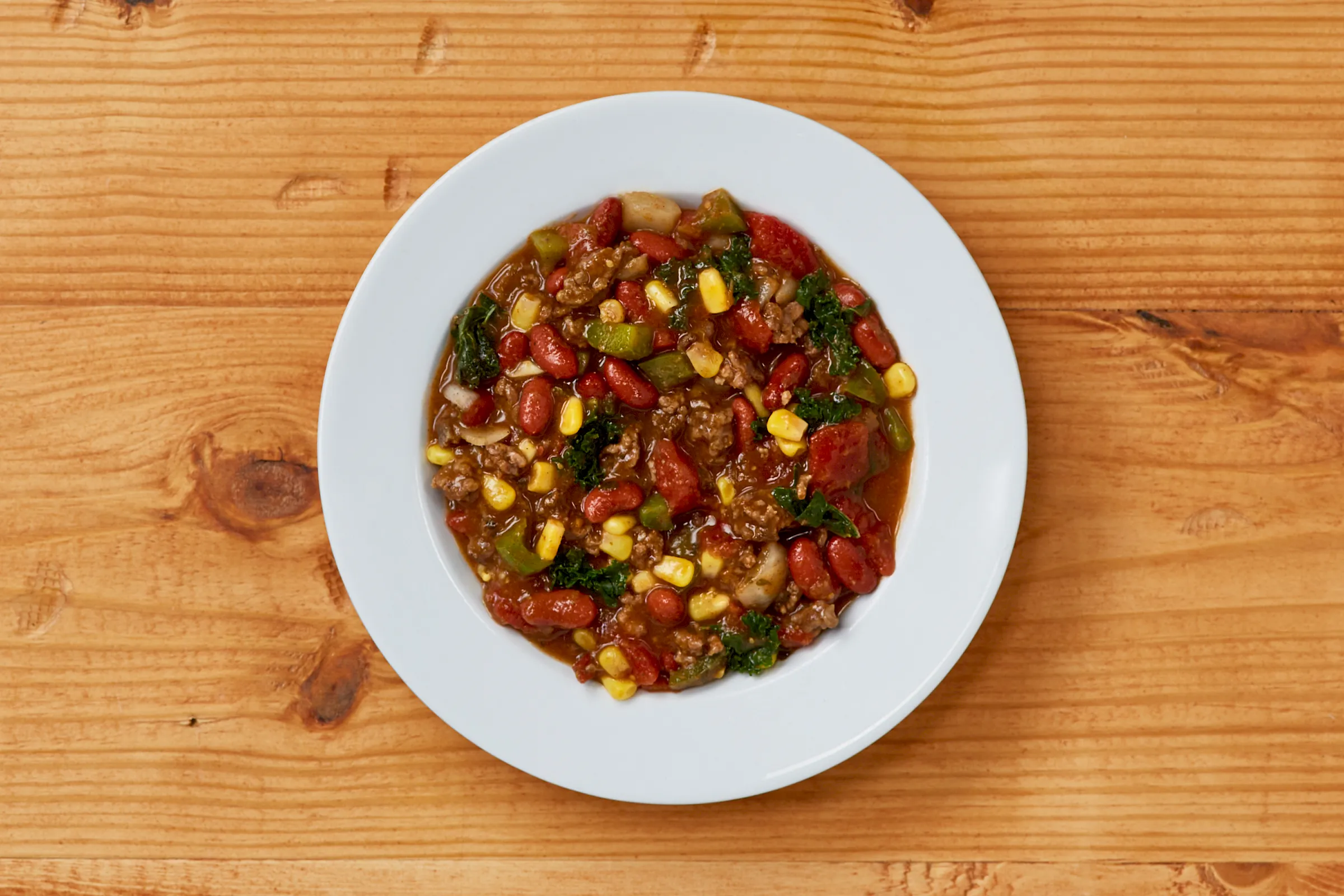 Beef and Bean Chili Verde