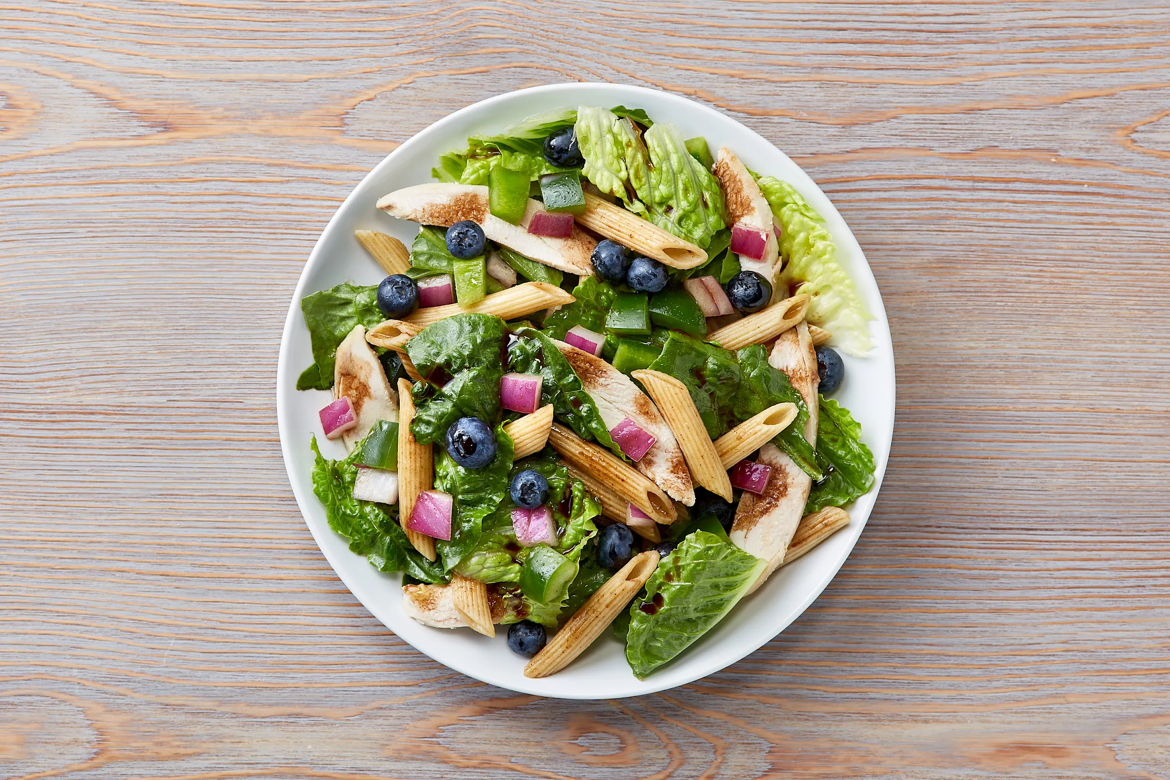 Blueberry Chicken Pasta Salad