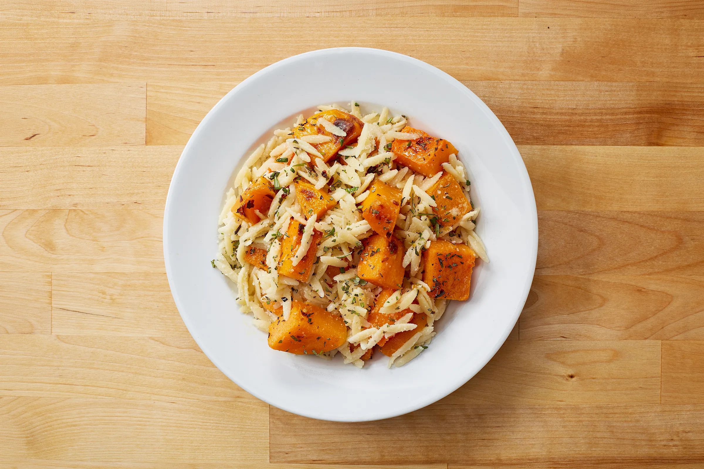 Squash and Orzo