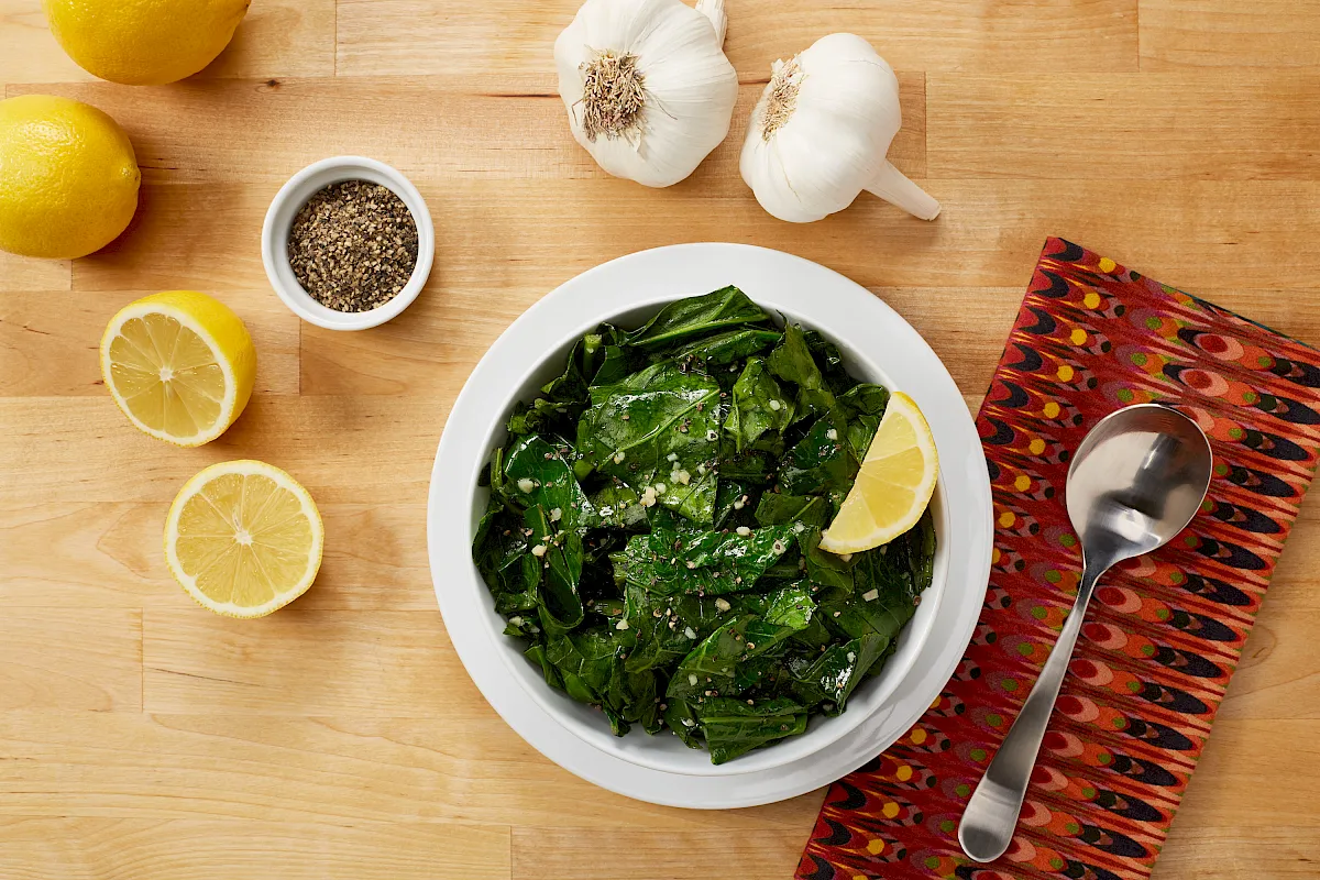 Saut&eacute;ed Greens