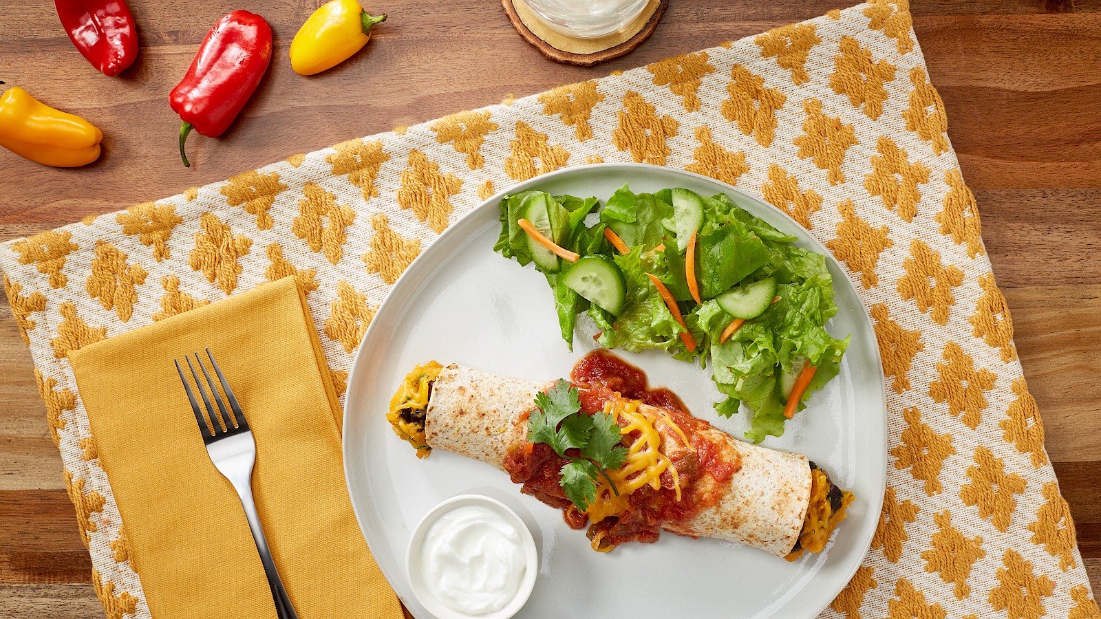 Butternut Squash Enchiladas