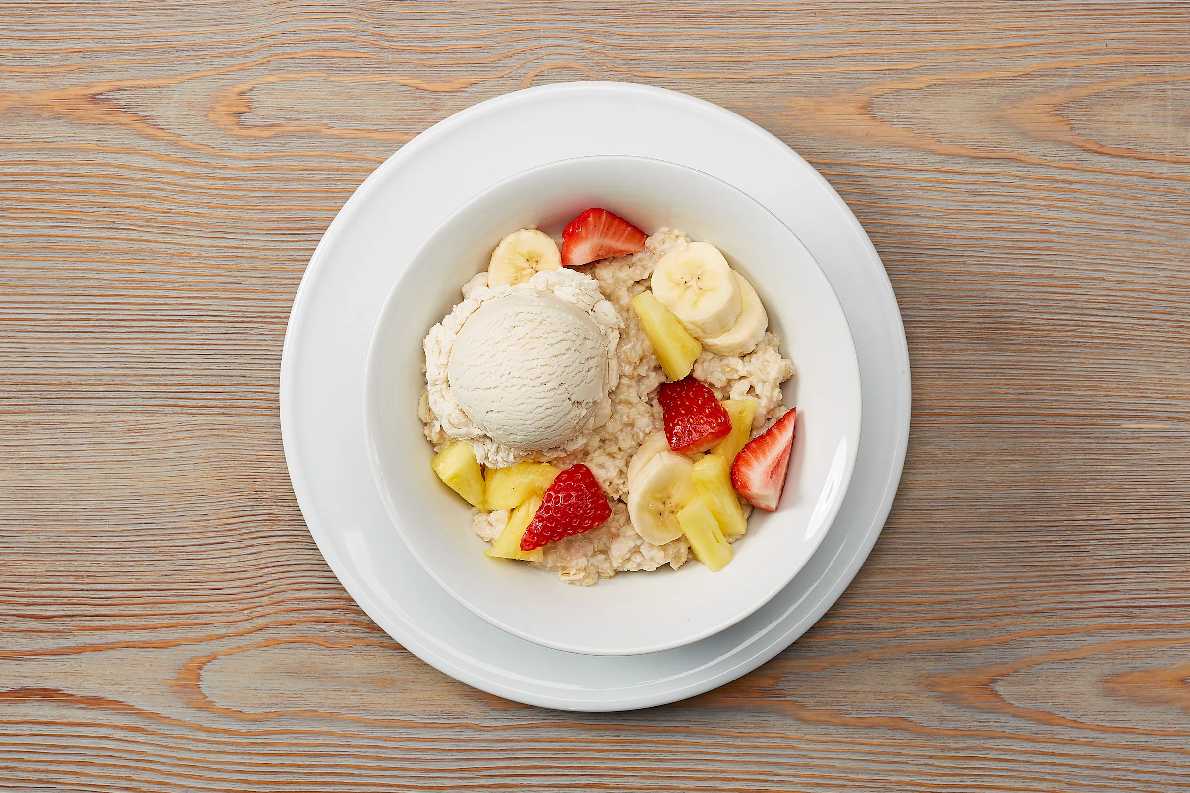 Banana Split Oatmeal