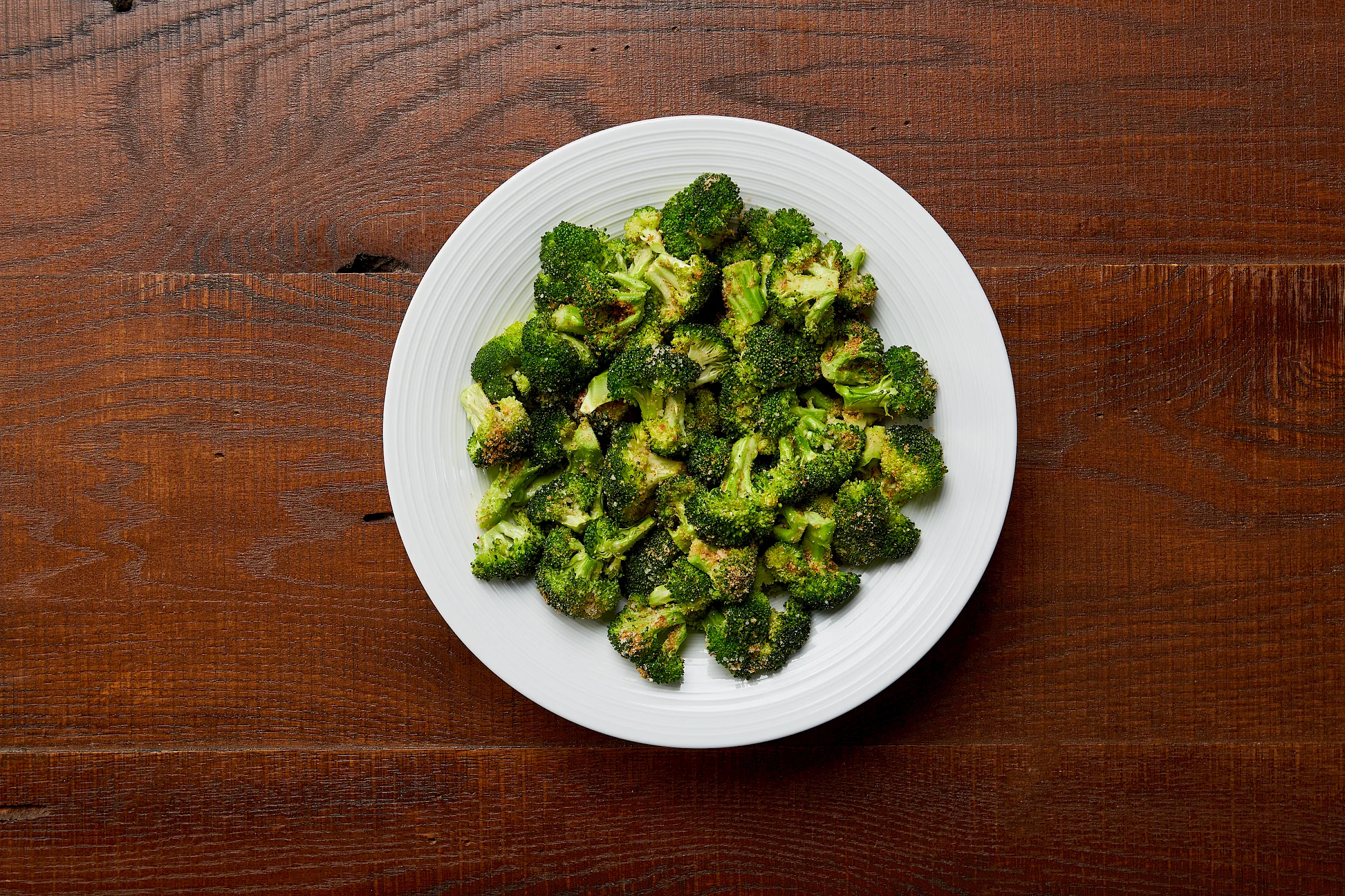 Crispy Cheese Baked Broccoli