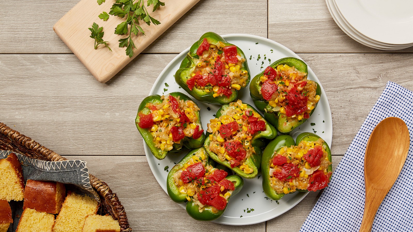 Vegetarian Stuffed Peppers