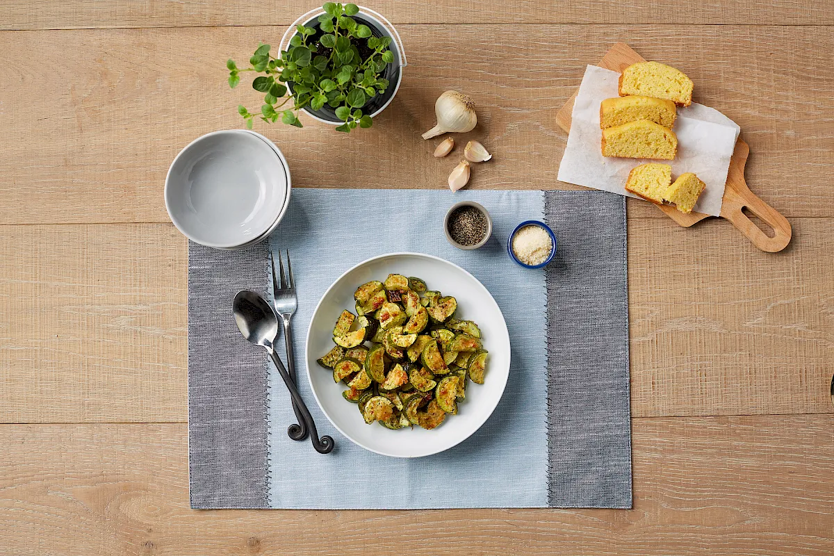 Parmesan Zucchini Coins