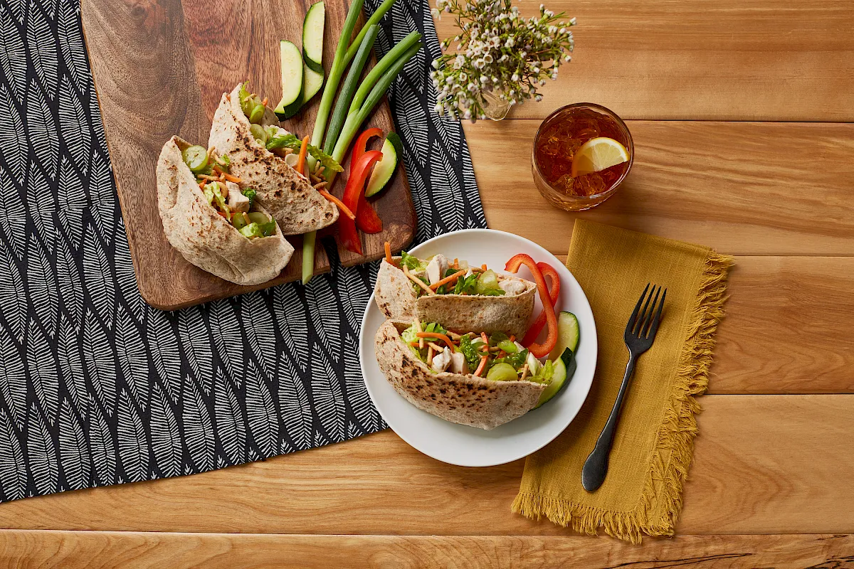 Asian Chicken Pita Pocket