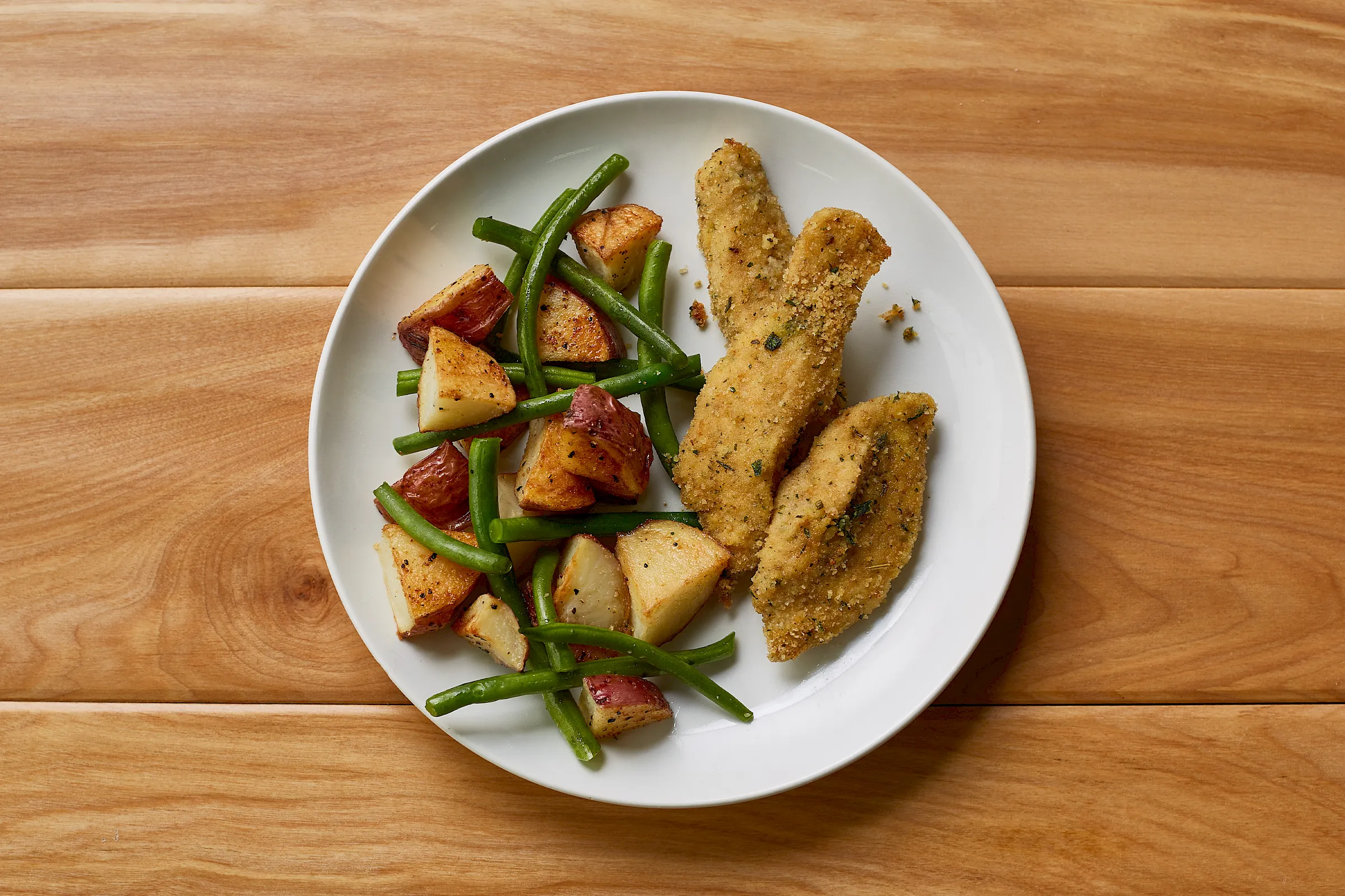 Baked Chicken Schnitzel