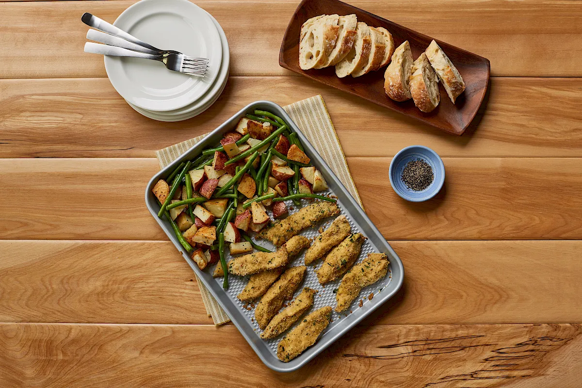 Baked Chicken Schnitzel