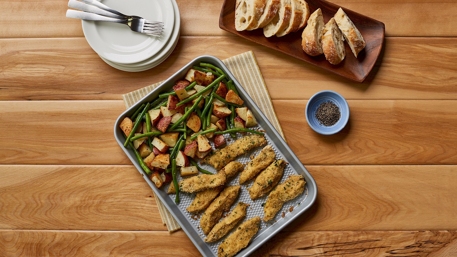 Baked Chicken Schnitzel
