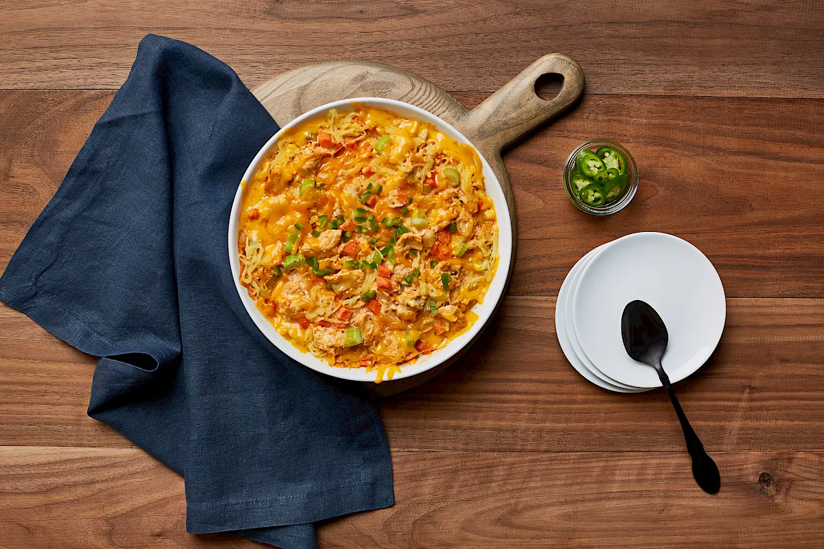 Buffalo Chicken Casserole