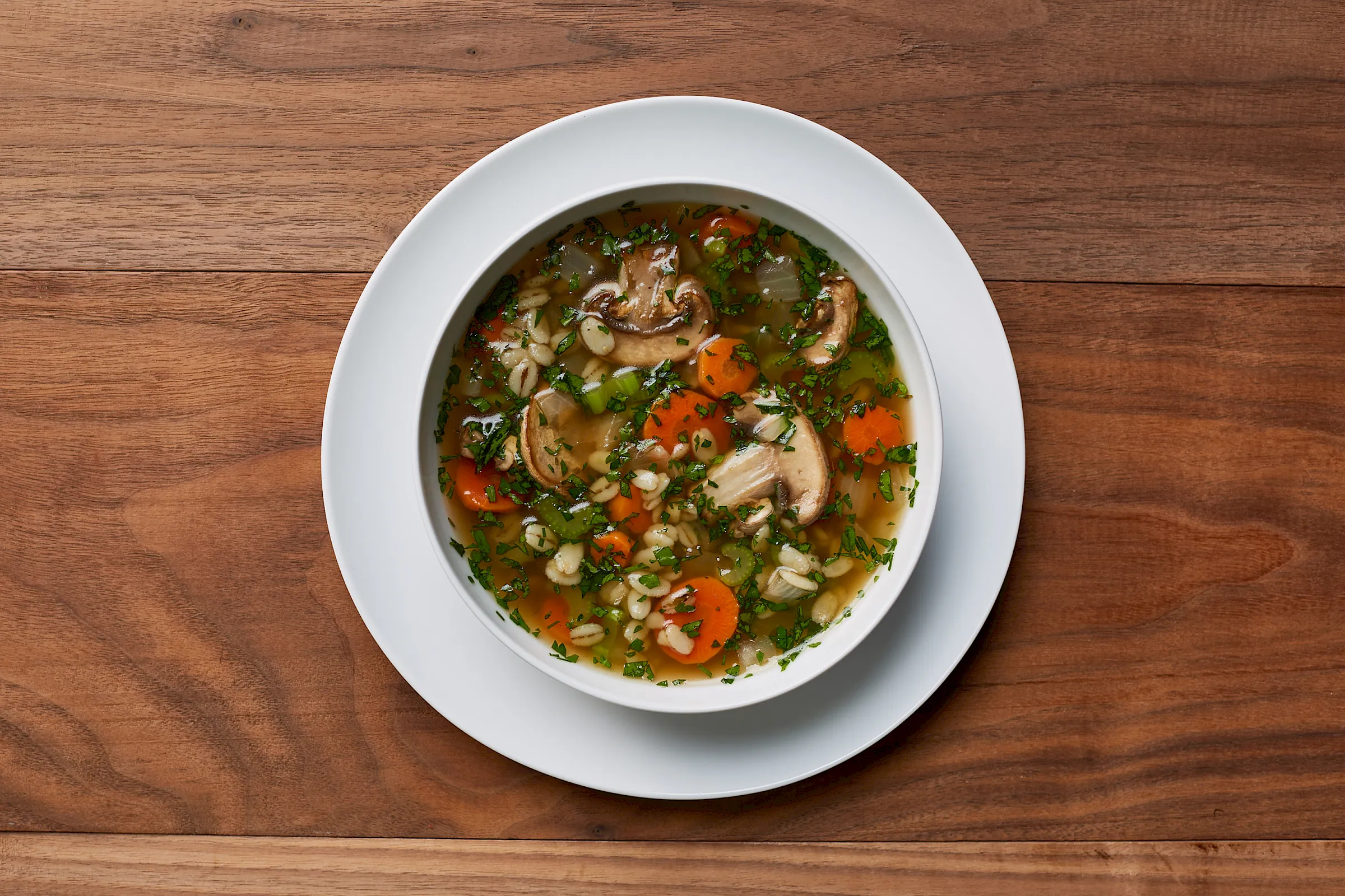 Mushroom and Barley Soup