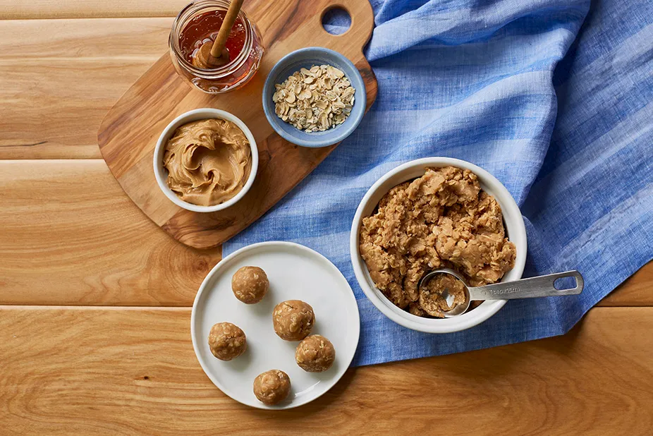 No-Bake Peanut Butter Bites