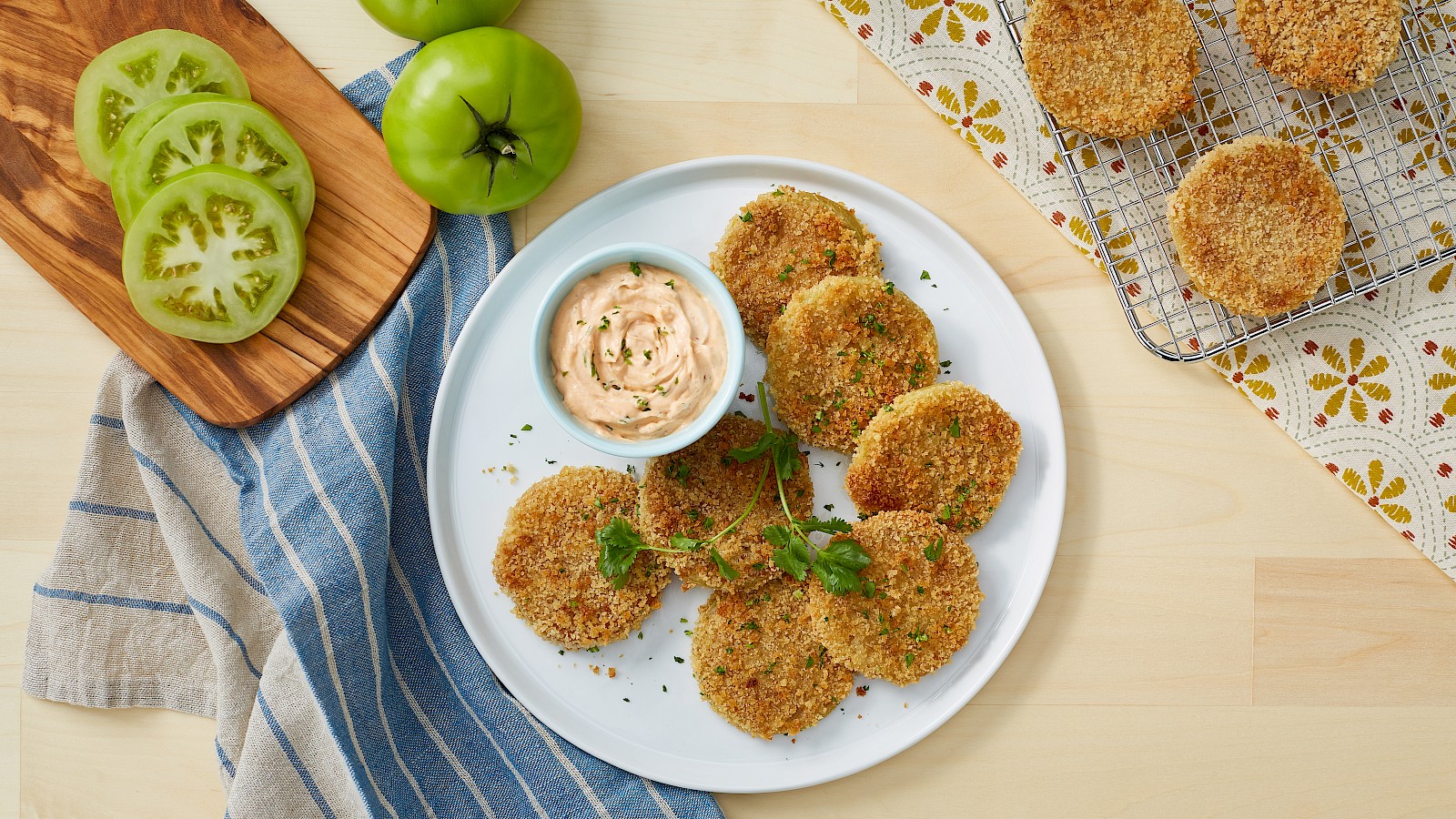 Baked Garden Green Tomatoes