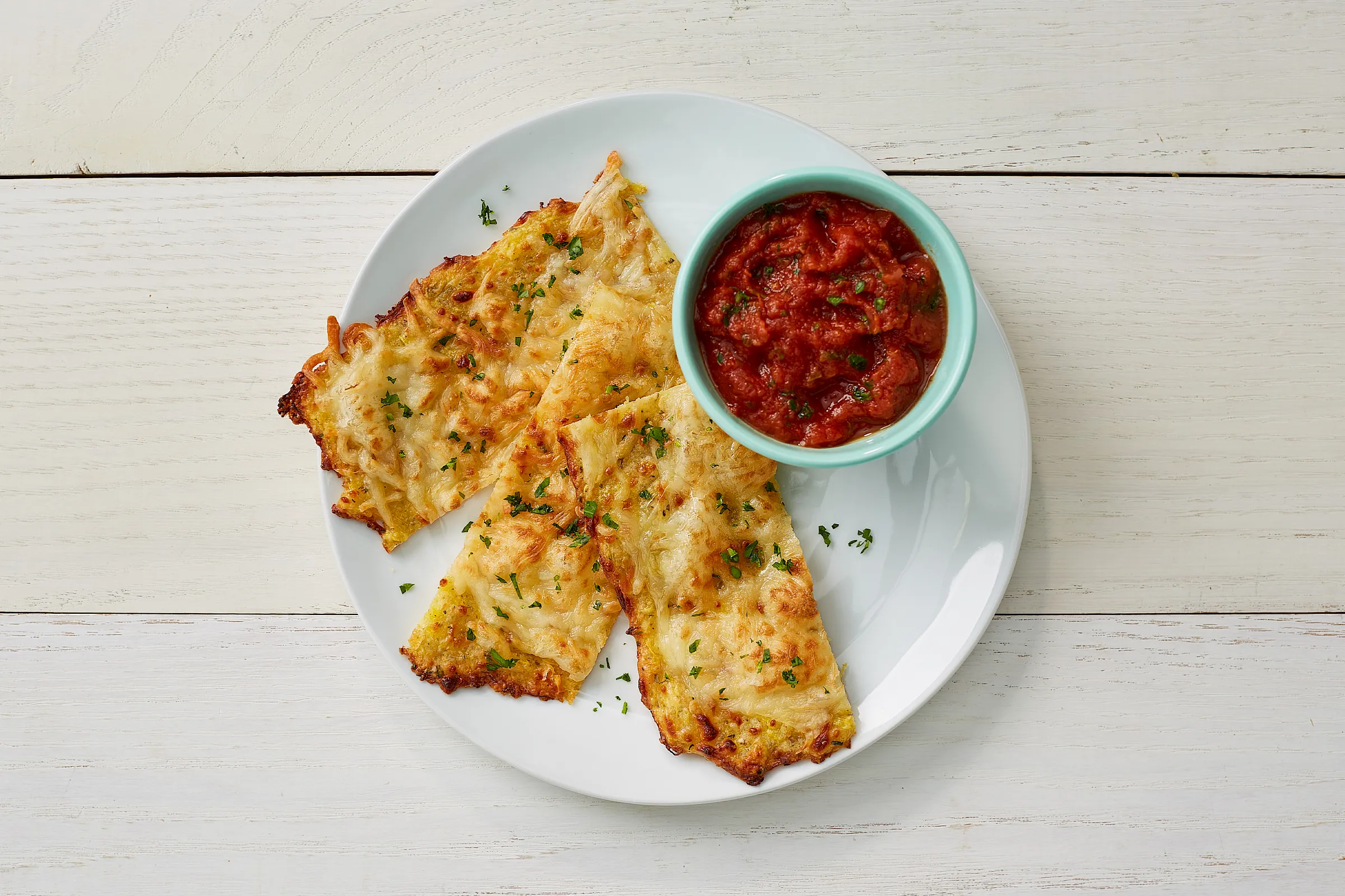 Cheesy Spaghetti Squash Breadsticks