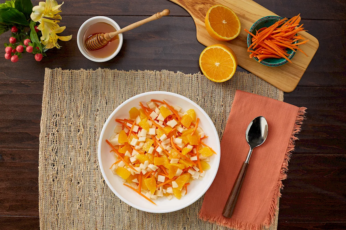 Carrot, Orange, and Jicama Salad