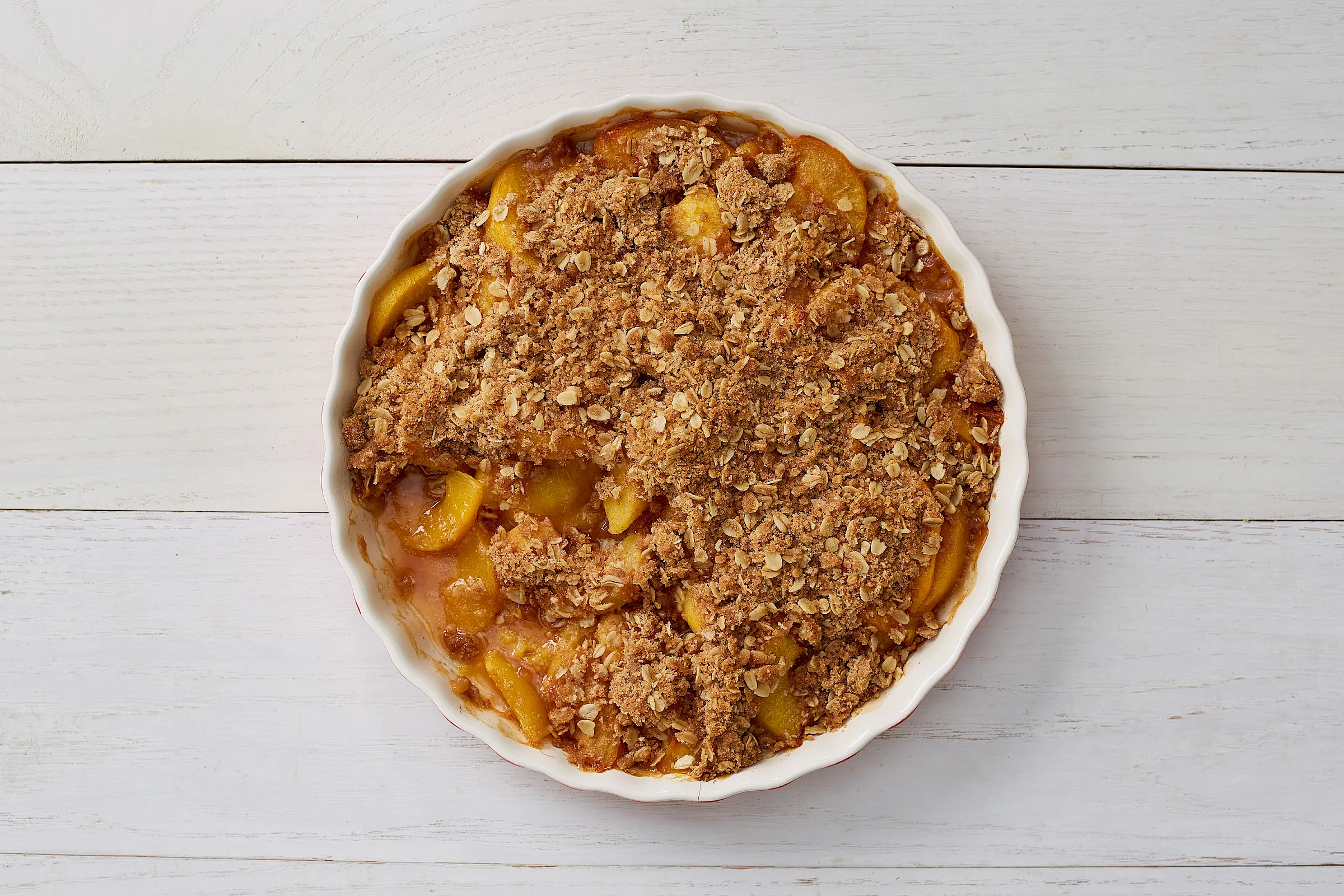 Peach Crumble