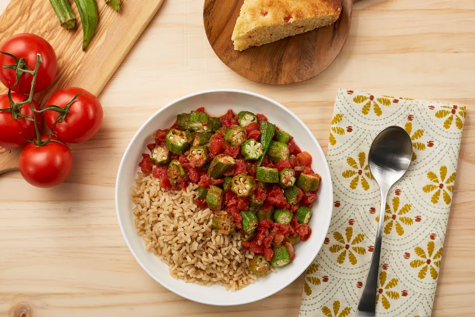 Stewed Okra and Tomatoes
