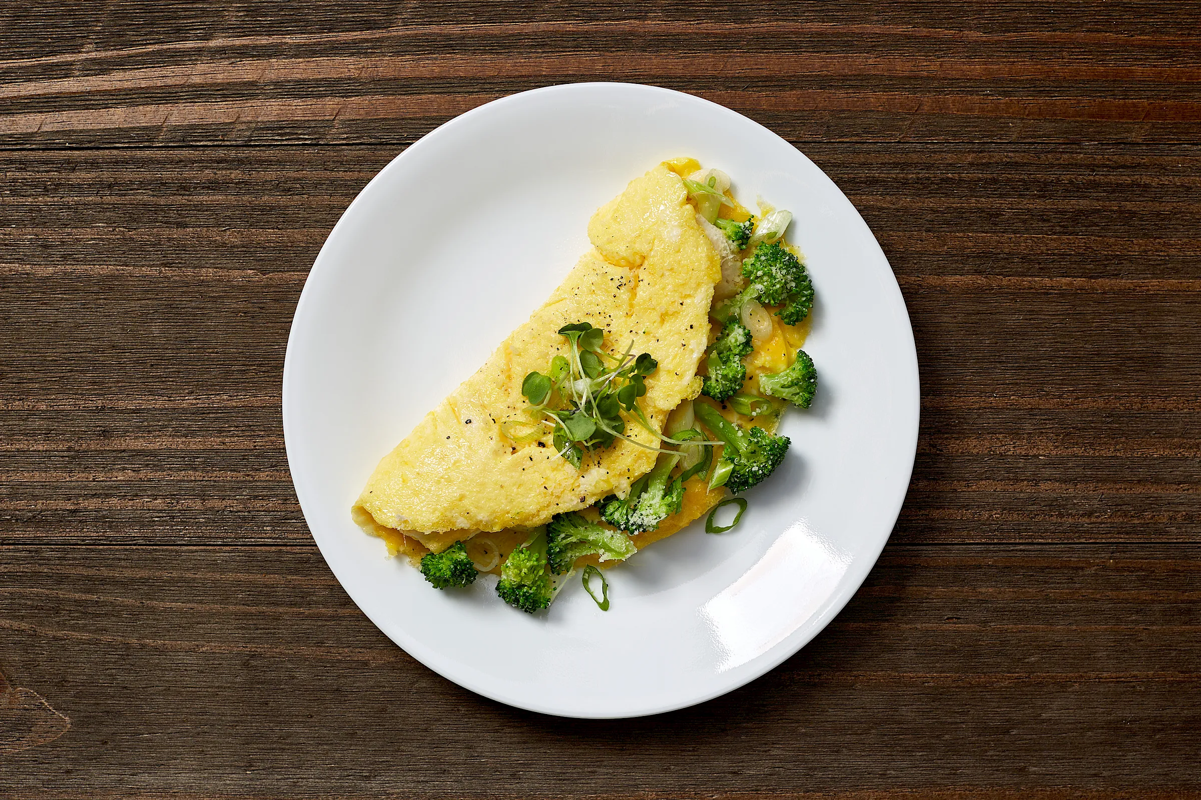 Broccoli Parm Omelet