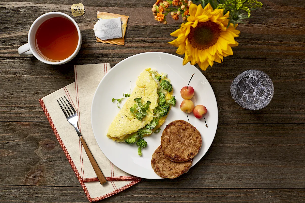 Broccoli Parm Omelet