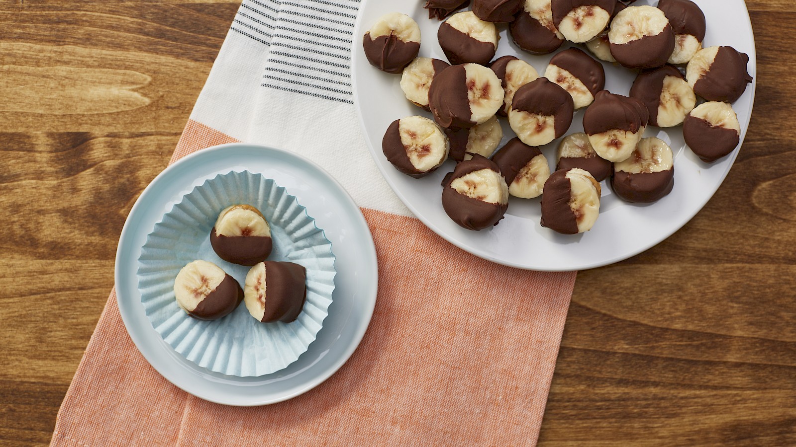 Chocolate PB Banana Bites
