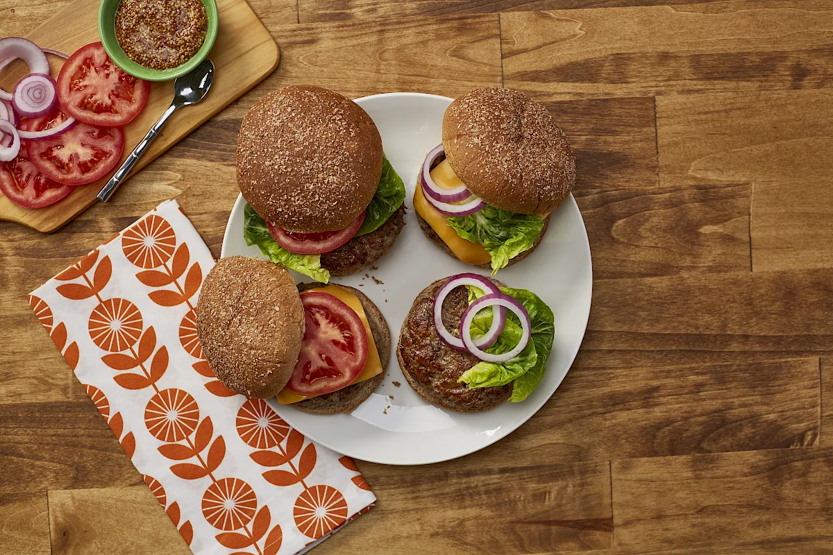 Beef and Mushroom Burgers