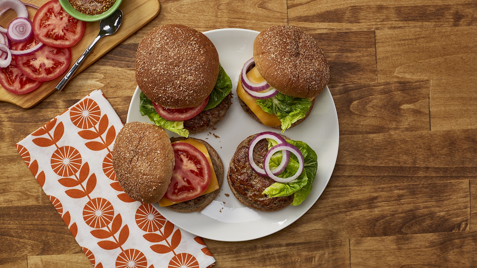 Beef and Mushroom Burgers
