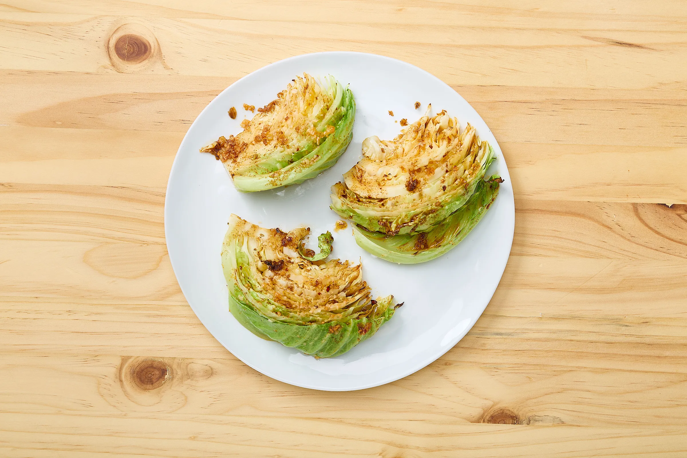 Crispy Cabbage Wedges