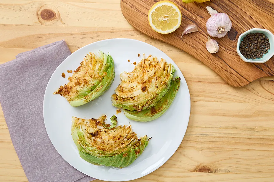 Crispy Cabbage Wedges
