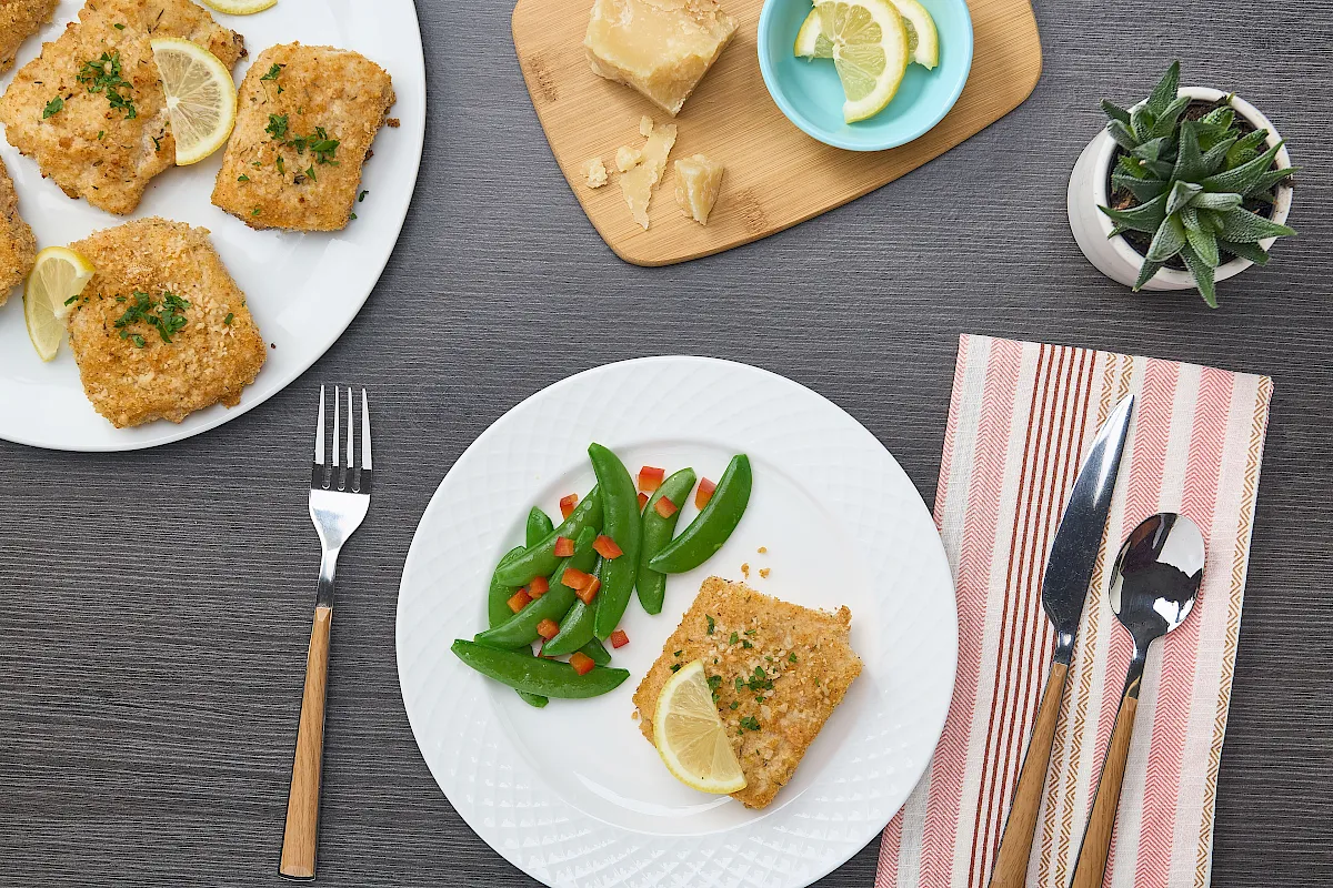 Crispy Parmesan Baked Fish
