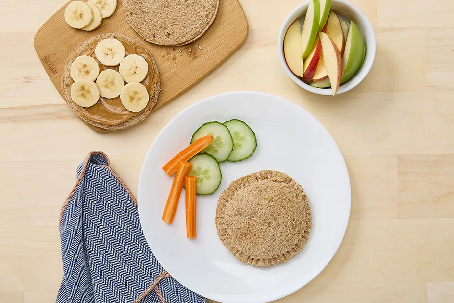 Crust-Free PB Sandwiches