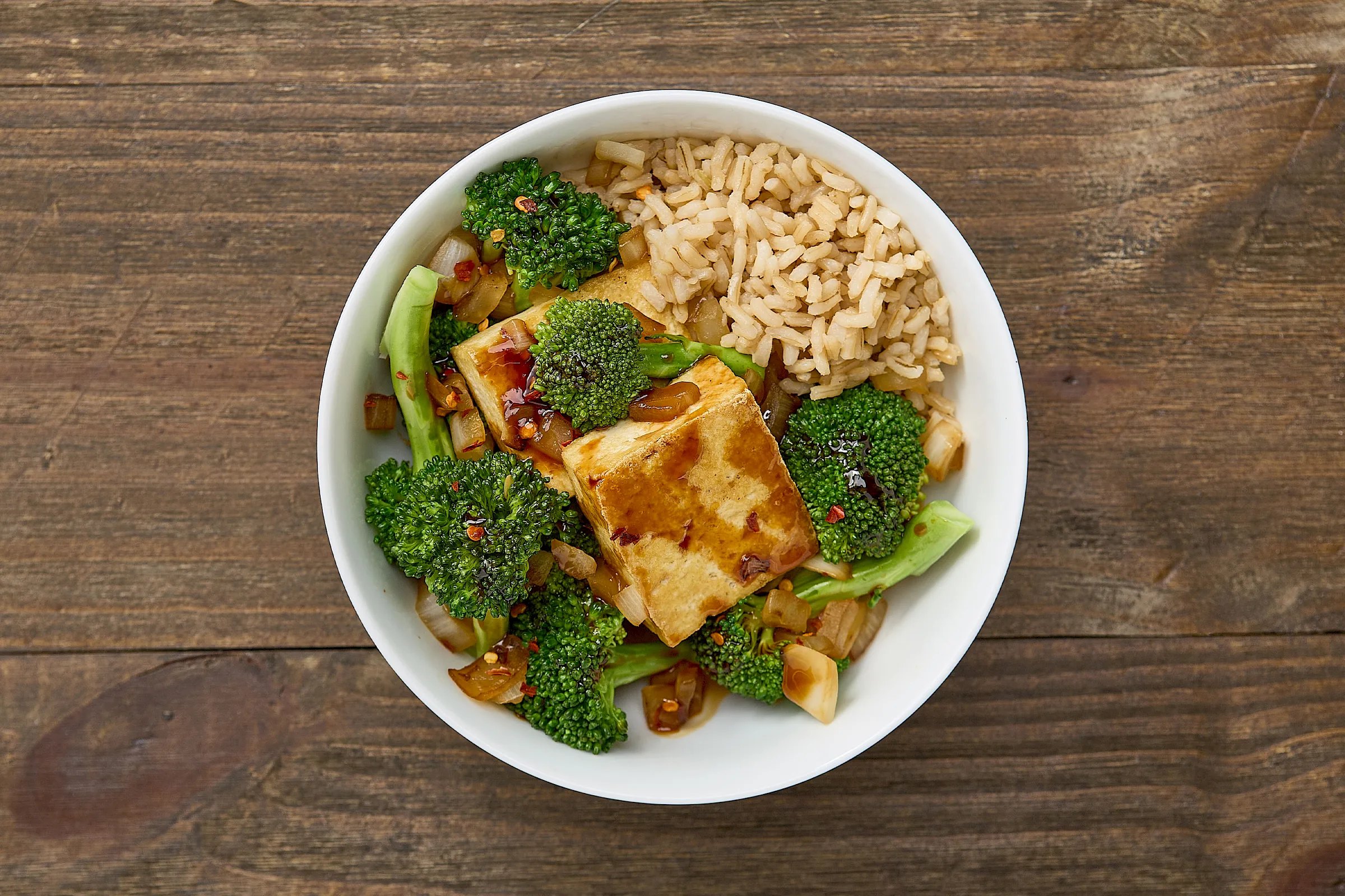 Tofu and Broccoli Takeout