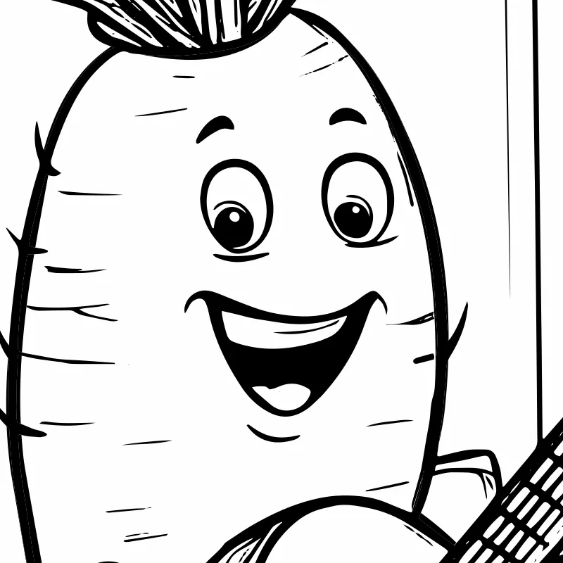 coloring-intermediate-root-vegetable